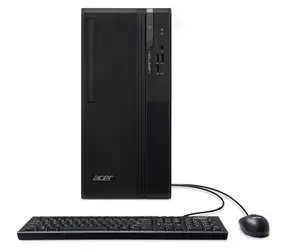 Acer Veriton VS2720G černá / Stolní počítač / Intel Core i5-14400 2.5 GHz / 8GB DDR4 / 512GB SSD / DVDRW / Intel UHD 730