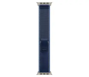 Apple Watch Bright Blue Trail Loop S/M / Řemínek pro Apple Watch / 44/45/46/49 mm / přírodní titan