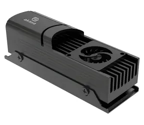 Akasa Gecko Pro LX černá / Chladič M.2 SSD / aktivní PWM / NVMe PCIe 5.0 / M.2 2280 / TDP 250W