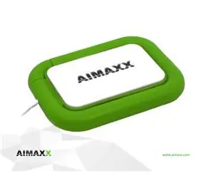 AIMAXX eNViXtra UHL 1 zelená / USB hub / 4x USB 2.0 / se skládací LED lampičkou