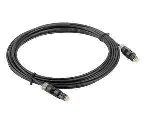 Lanberg CA-TOSL-10CC-0030-BK černá / Optický kabel / 3 m / Toslink - Toslink