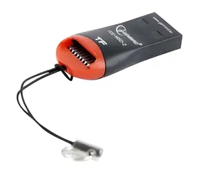 C-tech UCR-01 černá / Čtečka karet / USB-A / microSD / 32 GB