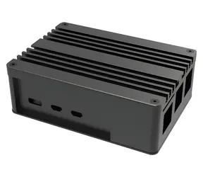 Akasa Pi-5 Pro černá / Pasivní hliníková skříň / Raspberry Pi 5 / bez ventilátoru