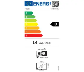 24,5" Philips Evnia 25M2N3200U šedá / Monitor / Fast IPS / 1920 x 1080 / 300Hz / 1ms / 450 cd/m2 / DisplayHDR 400