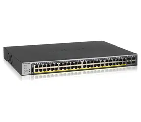 NETGEAR GS752TP / Switch / 48x 1G PoE+ / L2/L3/L4 / 4x SFP / 380W PoE