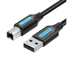Vention černá / Kabel USB 2.0 A-B / 3 m