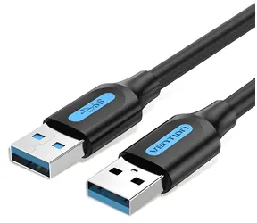 Vention Kabel USB-A 3.0 (M) - USB-A 3.0 (M) černá / 0.5 m