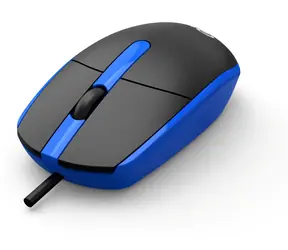 C-TECH WM-10 černomodrá / Optická myš / 1200 dpi / USB