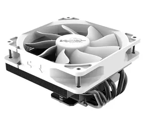Akasa VIPER H6L bílá / Chladič CPU / Nízkoprofilový / TDP 165 W / 120 mm PWM / Intel LGA1851-115x / AMD AM5/AM4