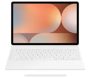 Samsung Ochranný kryt bílý / s klávesnicí a touchpadem / Tab S10+ / S9+ / S9 FE+