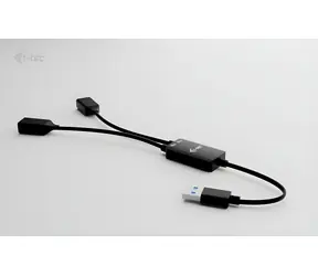 i-tec USB-A Cable HUB 2 port / Kabelový USB hub / 2× USB-A / 5 Gbps