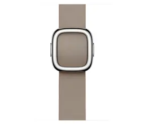 Apple Watch Modern Buckle 41 mm béžová / Řemínek s moderní přezkou / Large / FineWoven