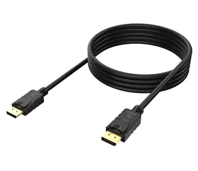 Akasa AK-CBDP27-20BK / Kabel DisplayPort na DisplayPort / 2 m / DisplayPort 2.1 / 16K