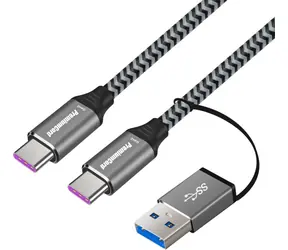 PremiumCord USB-C černá / Datový kabel / USB 3.2 GEN 2x2 / 20Gbit/s / 5A 100W / 2m