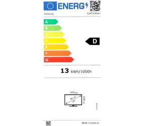 24" Samsung S24F320GAU černá / Monitor / IPS / 1920 x 1080 / 120 Hz / 5ms / HDMI / VESA