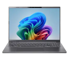Acer Aspire 16 A16-11M-X18U šedá / Notebook / 16" WUXGA IPS 120Hz / Snapdragon X X1-26-100 / 16GB / 512GB SSD / W11H