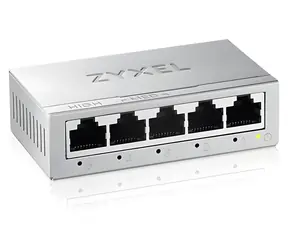 ZyXEL GS-105B v5 / Switch / 5× 10/100/1000 Mbps / Unmanaged / QoS / bez ventilátoru