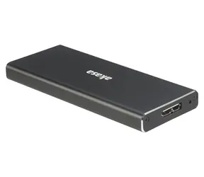 Akasa AK-ENU3M2-BK černá / Externí rámeček na M.2 SATA SSD / USB 3.2 Gen 1 / 5 Gbps