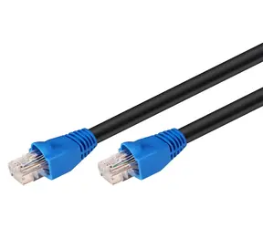 MicroConnect CAT6 U/UTP OUTDOOR 5m černá / Patch kabel