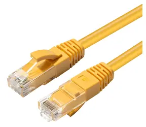 MicroConnect CAT6a U/UTP 0.3m žlutá / LSZH