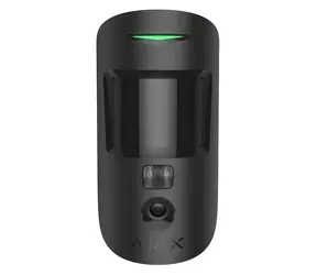 AJAX MotionCam (PhOD) černá / Bezdrátový detektor pohybu PIR+CAM / dosah 12 m / PET imunita 20 kg / HDR
