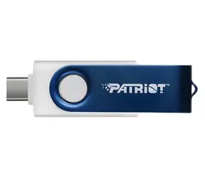 Patriot Xporter X550 64GB bílá / Flash Disk / USB-A + USB-C / USB 3.2 Gen 1 / 80 MB/s