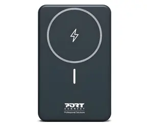 PORT CONNECT bezdrátová 10 000 mAh černá / Powerbanka / Qi2 15W / MagSafe / USB-C PD / USB-A QC