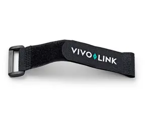 VivoLink Velcro kabelová páska černá / Stahovací páska / 200 mm / 25 kusů