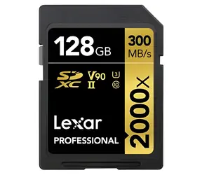 Lexar Professional 2000x 128GB / Paměťová karta SDXC / UHS-II / U3 / Class 10