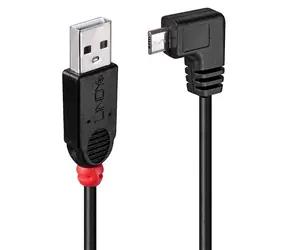 Lindy USB 2.0 A - Micro-B černá / USB kabel / 1 m / 480 Mbit/s