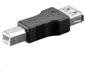 MicroConnect adaptér USB A (F) - USB B (M) černá / Redukce USB
