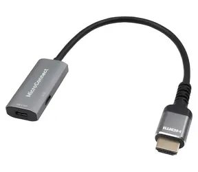 MicroConnect HDMI - USB-C černá / Redukce / 0,2 m