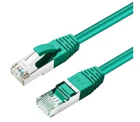 MicroConnect CAT6 S/FTP zelená / Síťový kabel / RJ-45 / 0,15 m / LSZH