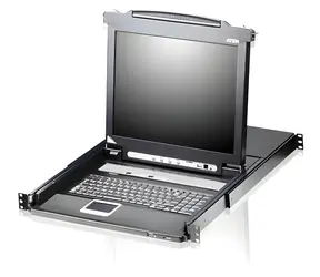 ATEN LCD KVMP Switch 8-port černá / KVM switch / 19" LCD / USB + PS/2 / 1920×1200 / 1U rack