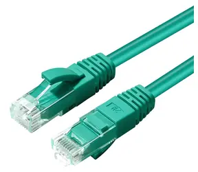 MicroConnect CAT6a U/UTP 0.15m zelená / LSZH