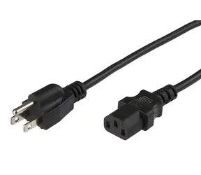 MicroConnect Power Cord US Typ B - C13 0,5 m černá / Americká koncovka