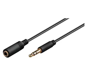 MicroConnect kabel 3.5mm (M) - 3.5mm (M) černá / Audio kabel / 3 m