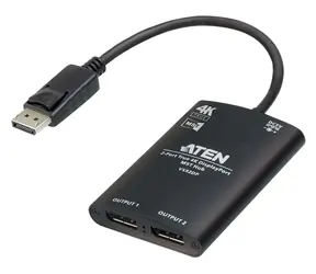 ATEN 2-Port True 4K DisplayPort / Rozdělovač videa / 2 výstupy / True 4K