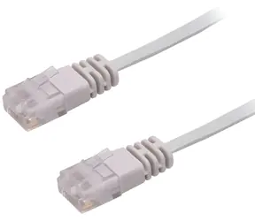 MicroConnect CAT6 U/UTP FLAT 3m šedá / Síťový kabel / RJ-45