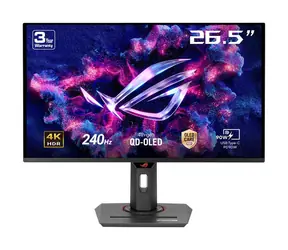 26,5" ASUS ROG Strix OLED XG27UCDMG černá / Monitor / QD-OLED / 4K UHD 3840x2160 / 240Hz / 0,03ms