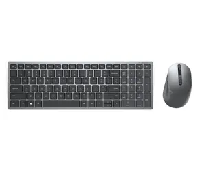DELL KM7120W BE šedá / Set bezdrátové klávesnice a myši / BE / 2.4GHz / Bluetooth / USB