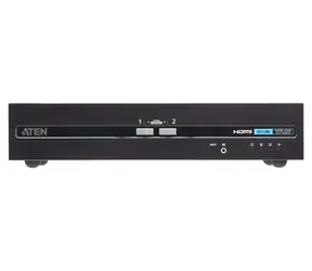 Aten 2-Port USB 4K HDMI Dual / KVM přepínač / 2× PC / 4× HDMI / 4K UHD / HD Audio