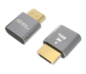 MicroConnect Universal Virtual Emulator 4K šedá / Emulátor virtuálního displeje / HDMI Typ A / 3840×2160 / 60 Hz