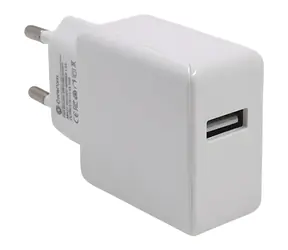 CoreParts USB nabíječka bílá / Nabíječka / 12 W / 1x USB-A / 5 V/2,4 A