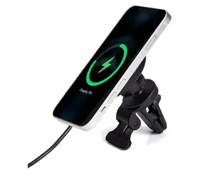 eSTUFF Magnetic Wireless Car Charger / Bezdrátová autonabíječka / Qi / 15 W