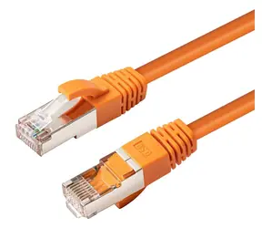 MicroConnect CAT6 oranžová / Síťový kabel / S/FTP / 2 m / RJ-45 / LSZH