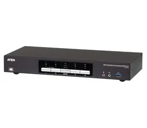 ATEN 4-Port USB 3.0 4K DisplayPort / KVM přepínač / Ethernet