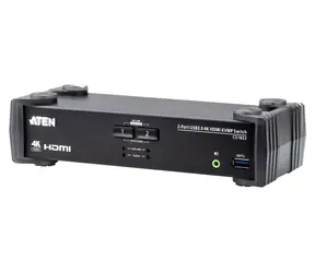 ATEN 2-port USB 3.0 4K HDMI KVMP / KVM switch / 4096×2160 / HD Audio