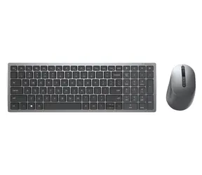 DELL KM7120W FR šedá / Set bezdrátové klávesnice a myši / FR / 2.4GHz / Bluetooth / USB