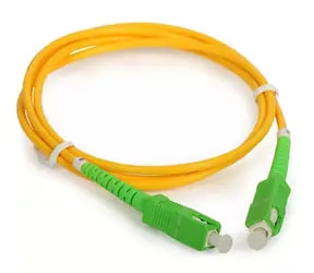 MicroConnect SC/APC-SC/APC 15m žlutá / Optický kabel / OS2 / Singlemode / Simplex